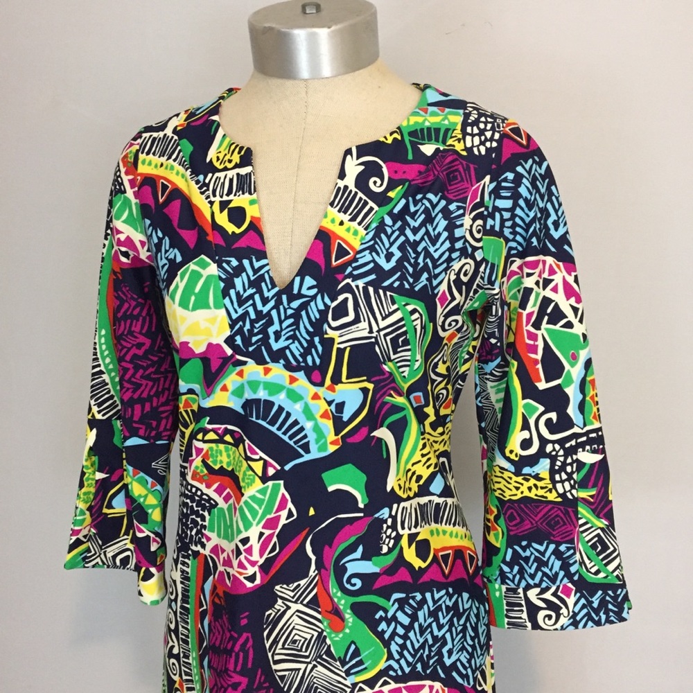 ✨ MAKE OFFER ✨
{JUDE CONNALLY} ABSTRACT PRINTED TUNIC DRESS - Picture 6 of 9